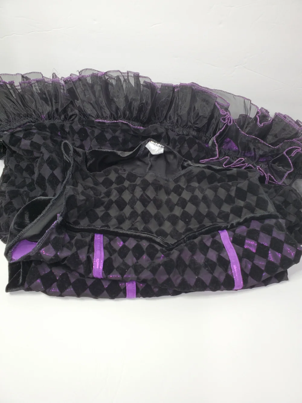 Spirit Dark Clown Costume - Purple & Black - Picture 2 of 4